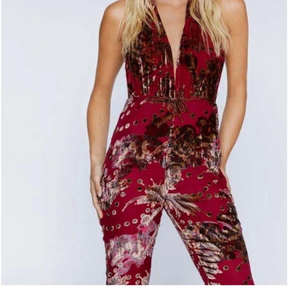 Nasty Gal Devore jumpsuit